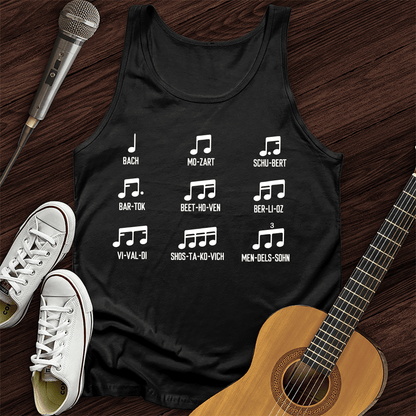 Printify Tank Top Black / XS Rhythm Composers Tank Top
