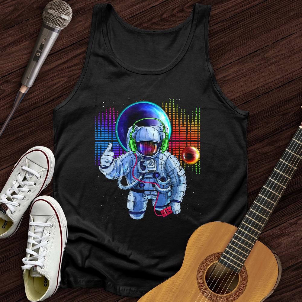 Printify Tank Top Black / XS Space Bass Unisex Tank Top