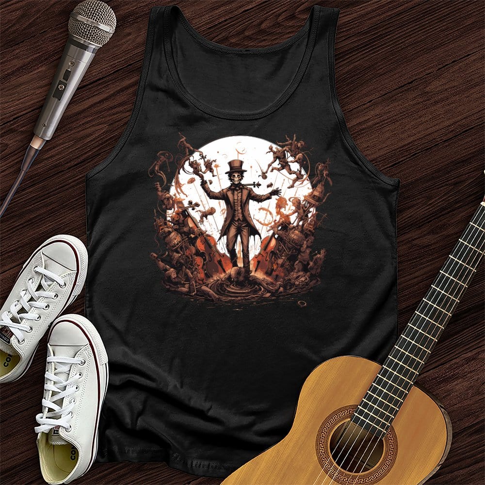 Printify Tank Top Black / XS Steampunk Conductor Unisex Tank Top