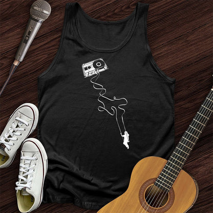 Printify Tank Top Black / XS Swing To The Music Unisex Tank Top