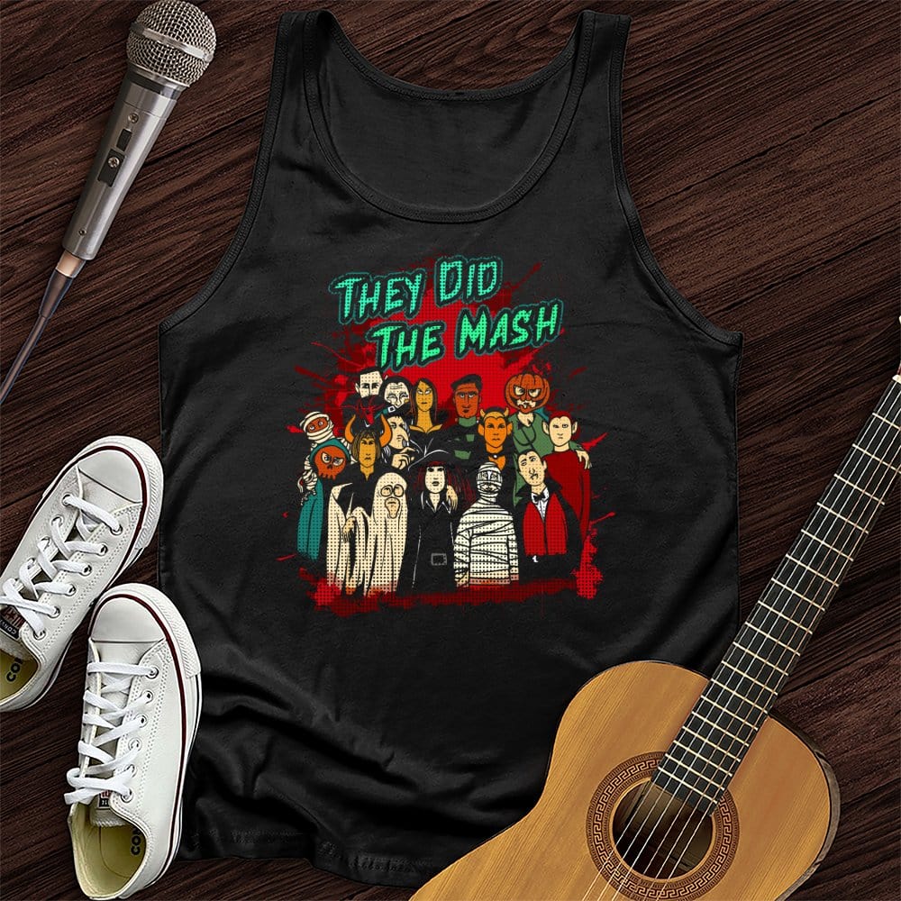 Printify Tank Top Black / XS They Did The Mash Unisex Tank Top