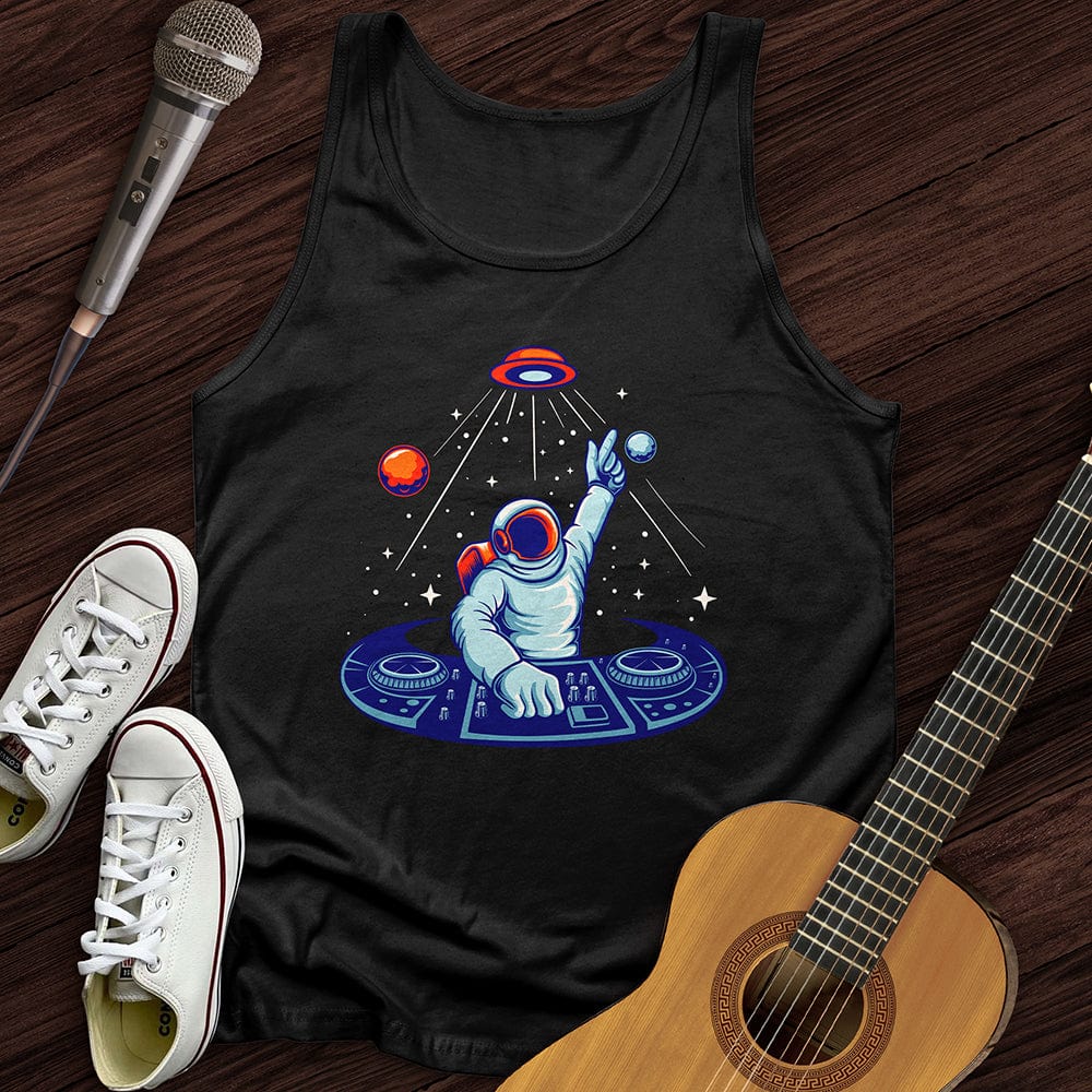 Printify Tank Top Black / XS To The Moon Unisex Tank Top