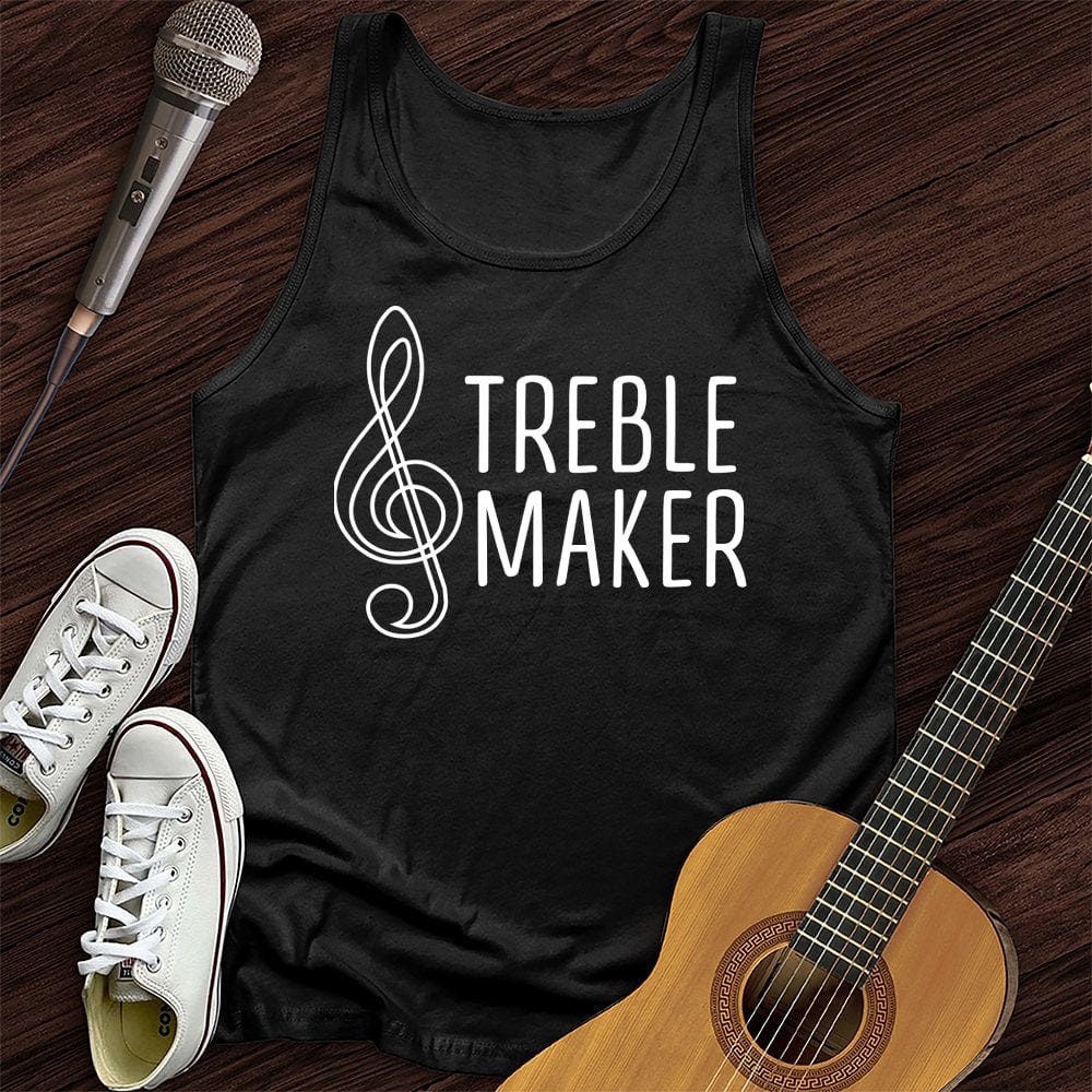 Printify Tank Top Black / XS Treble Maker Unisex Tank Top