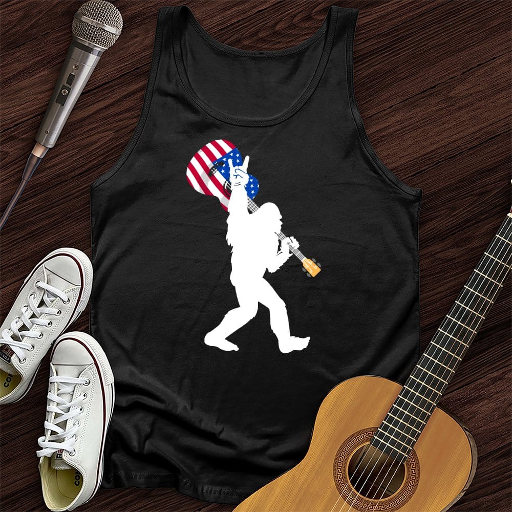 Printify Tank Top Black / XS USA BigFoot Unisex Tank Top