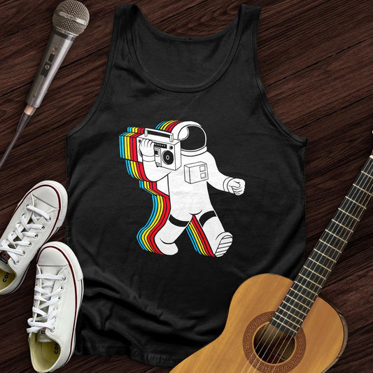 Printify Tank Top Black / XS Walking On A Rainbow Unisex Tank Top