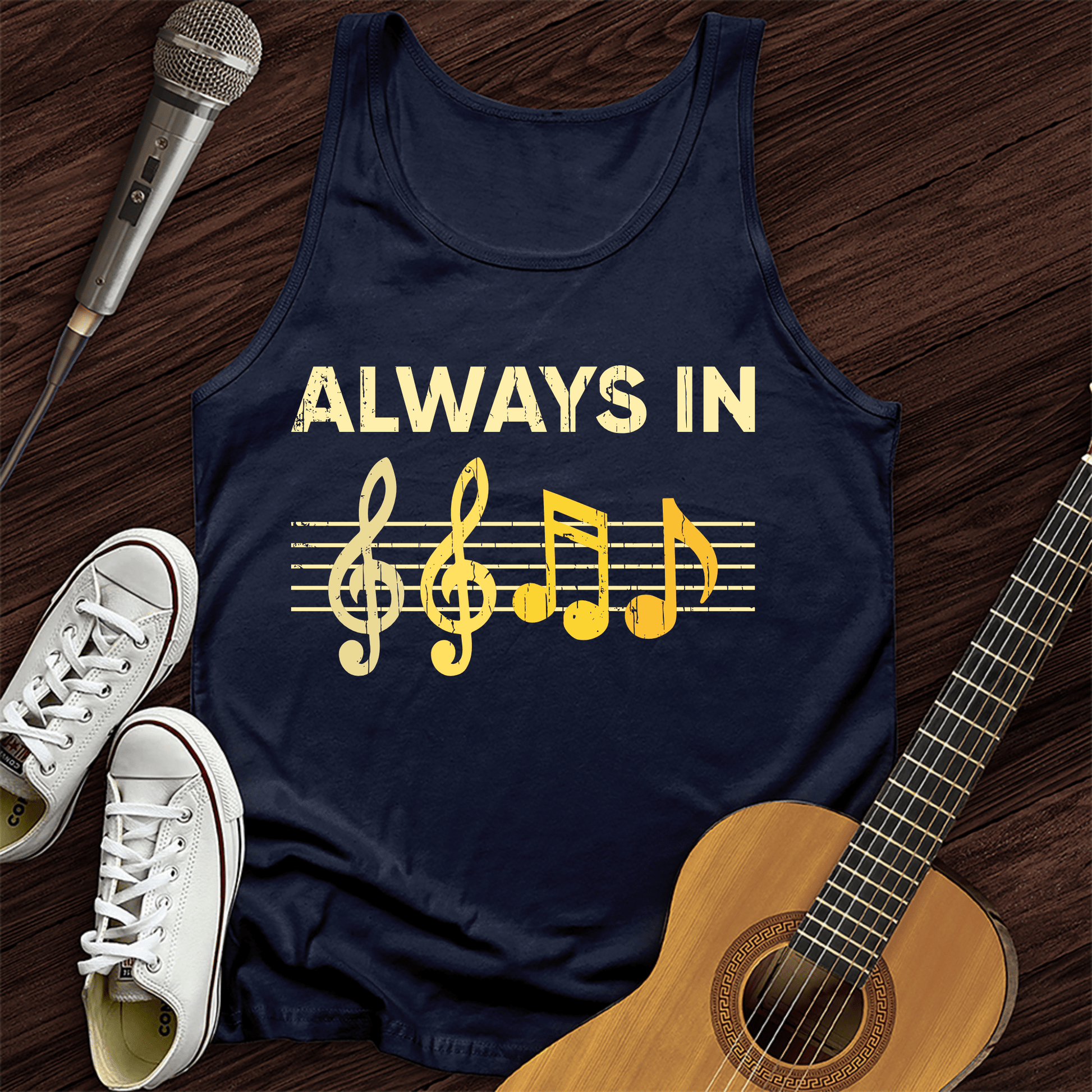 Printify Tank Top Navy / XS Always In Tank Top