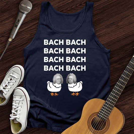 Printify Tank Top Navy / XS Bach Bach Tank Top