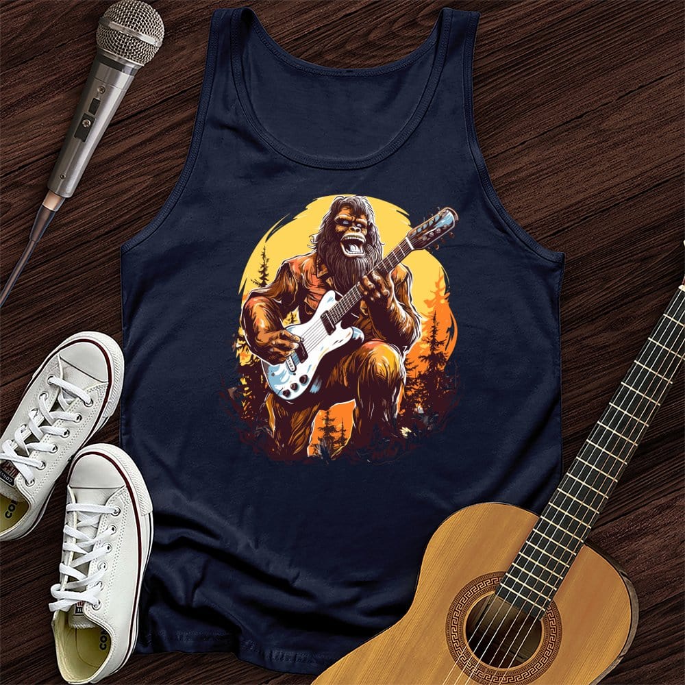 Printify Tank Top Navy / XS Bigfoot Shredding Unisex Tank Top