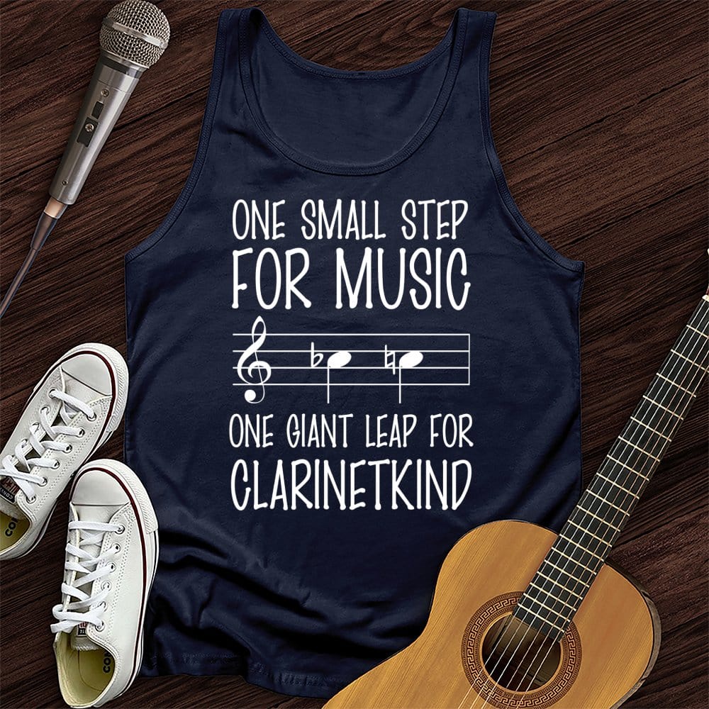 Printify Tank Top Navy / XS Clarinet Tank Top