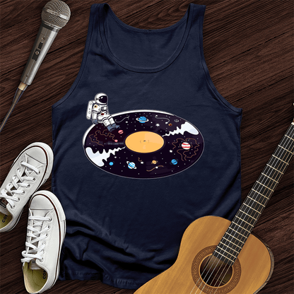 Printify Tank Top Navy / XS Cosmic Vinyl Tank Top