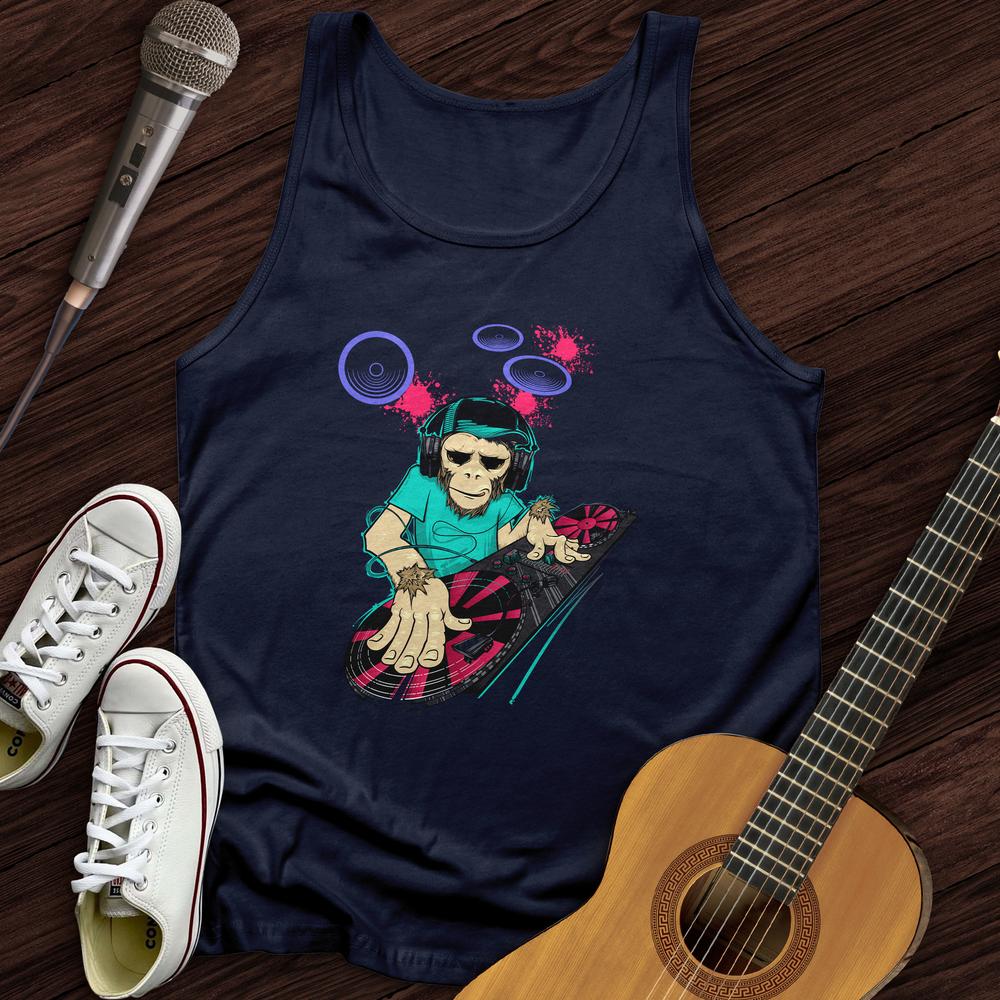 Printify Tank Top Navy / XS DJ Chimp Unisex Tank Top