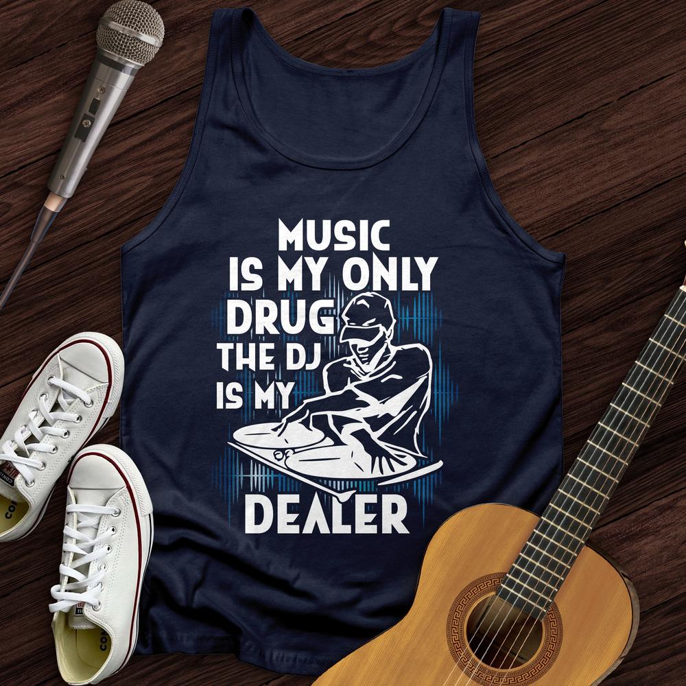 Printify Tank Top Navy / XS DJ Dealer Unisex Tank Top