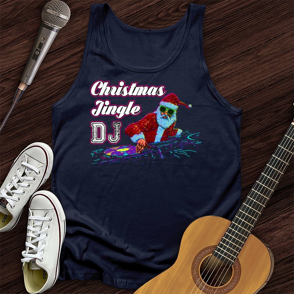 Printify Tank Top Navy / XS DJ Jingle Unisex Tank Top