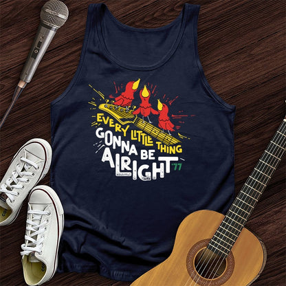 Printify Tank Top Navy / XS Don't Worry Unisex Tank Top