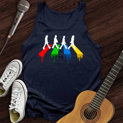 Printify Tank Top Navy / XS Down The Road Unisex Tank Top