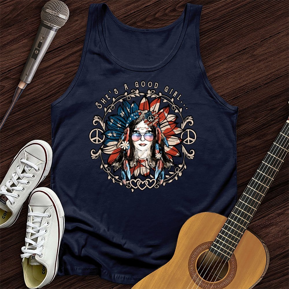 Printify Tank Top Navy / XS Free Fallin' Unisex Tank Top