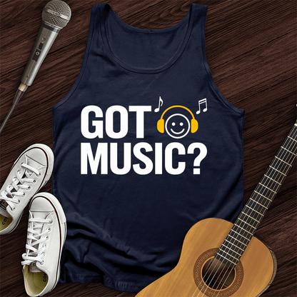 Printify Tank Top Navy / XS Got Music Tank Top