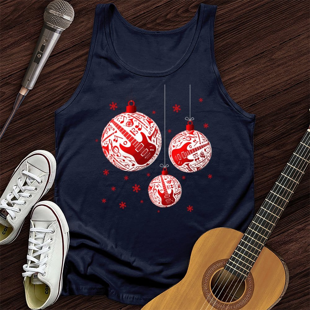 Printify Tank Top Navy / XS Guitar Ornaments Unisex Tank Top