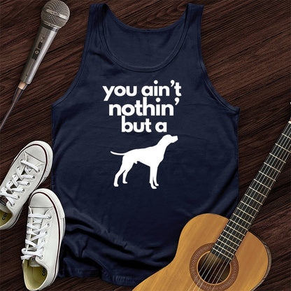 Printify Tank Top Navy / XS Hound Blues Unisex Tank Top