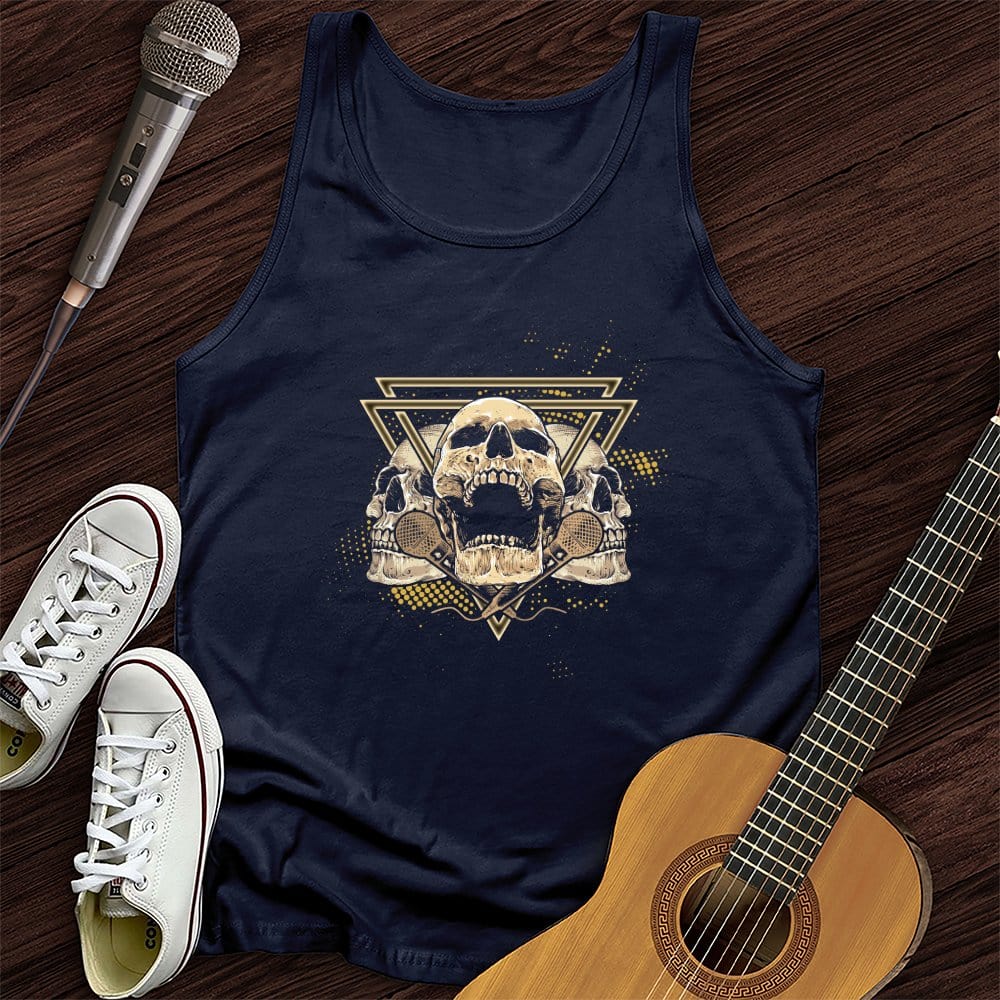 Printify Tank Top Navy / XS Microphone Soul Unisex Tank Top