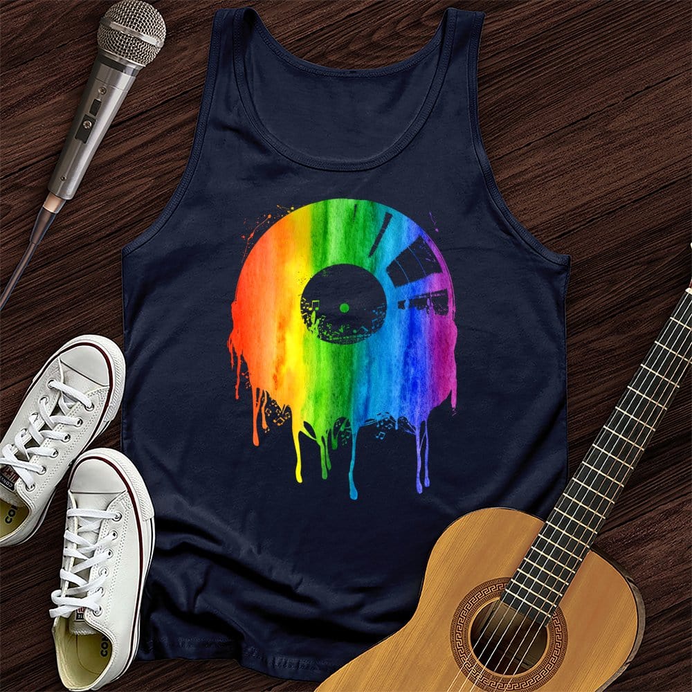 Printify Tank Top Navy / XS Music City Unisex Tank Top