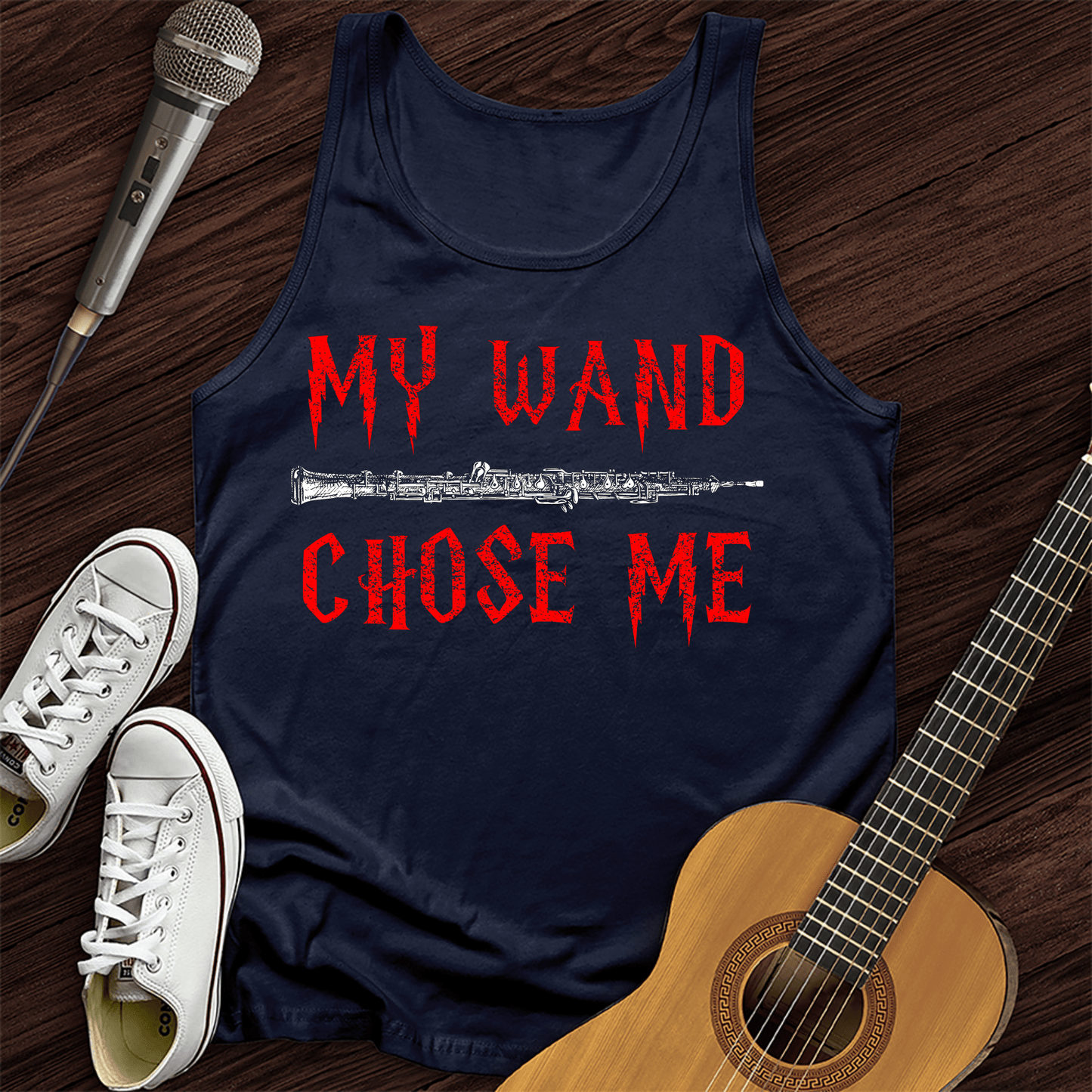 Printify Tank Top Navy / XS My Wand Chose Me Unisex Tank Top