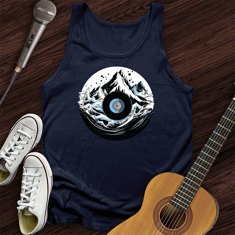 Printify Tank Top Navy / XS Oceanic Vinyl Unisex Tank Top