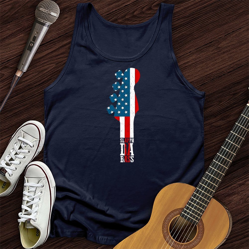 Printify Tank Top Navy / XS Slappin Da Bass Unisex Tank Top