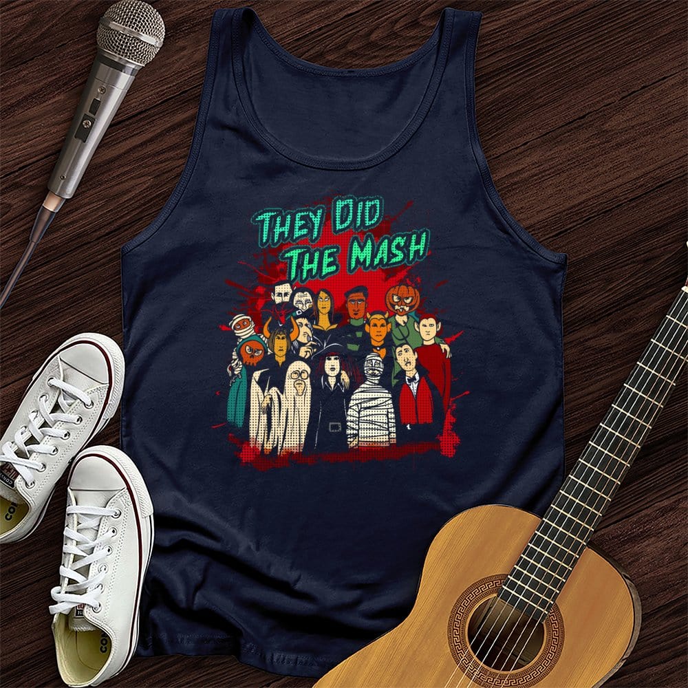 Printify Tank Top Navy / XS They Did The Mash Unisex Tank Top