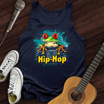 Printify Tank Top Navy / XS Tree Frog Unisex Tank Top