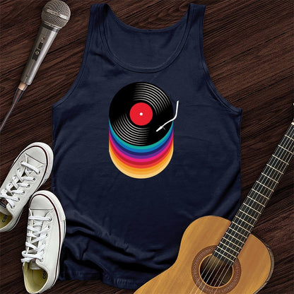 Printify Tank Top Navy / XS Turntable Unisex Tank Top