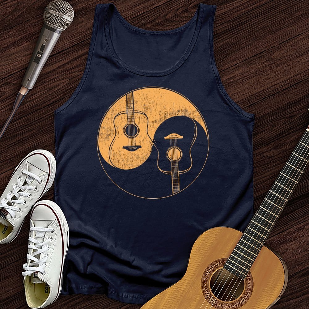 Printify Tank Top Navy / XS Yin Yang Acoustics Tank Top