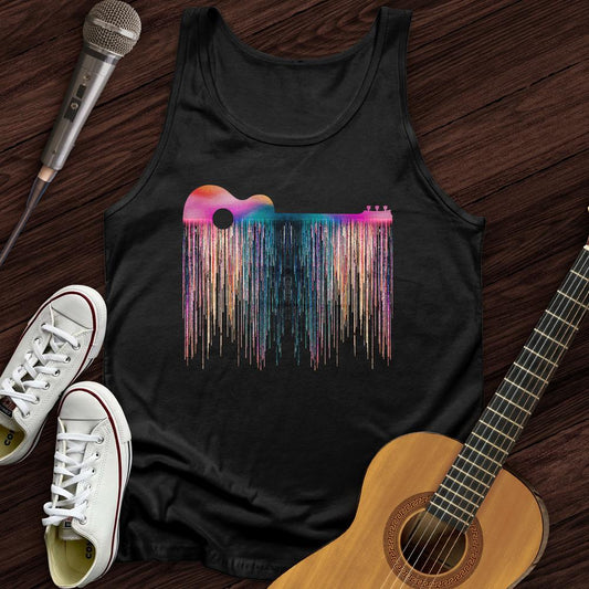 Printify Tank Top Trippy Guitar Unisex Tank Top