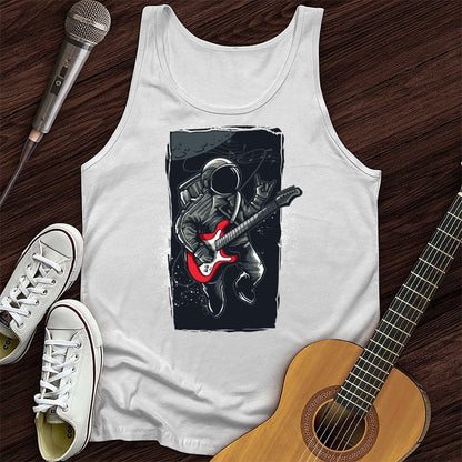 Printify Tank Top White / XS Astro Guitar Unisex Tank Top