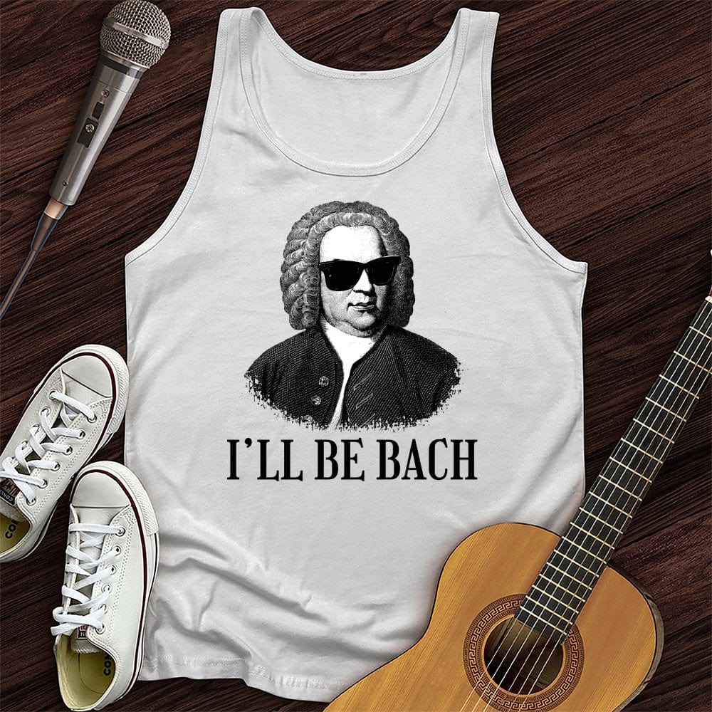 Printify Tank Top White / XS Be Bach Unisex Tank Top