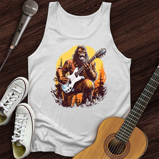 Printify Tank Top White / XS Bigfoot Shredding Unisex Tank Top