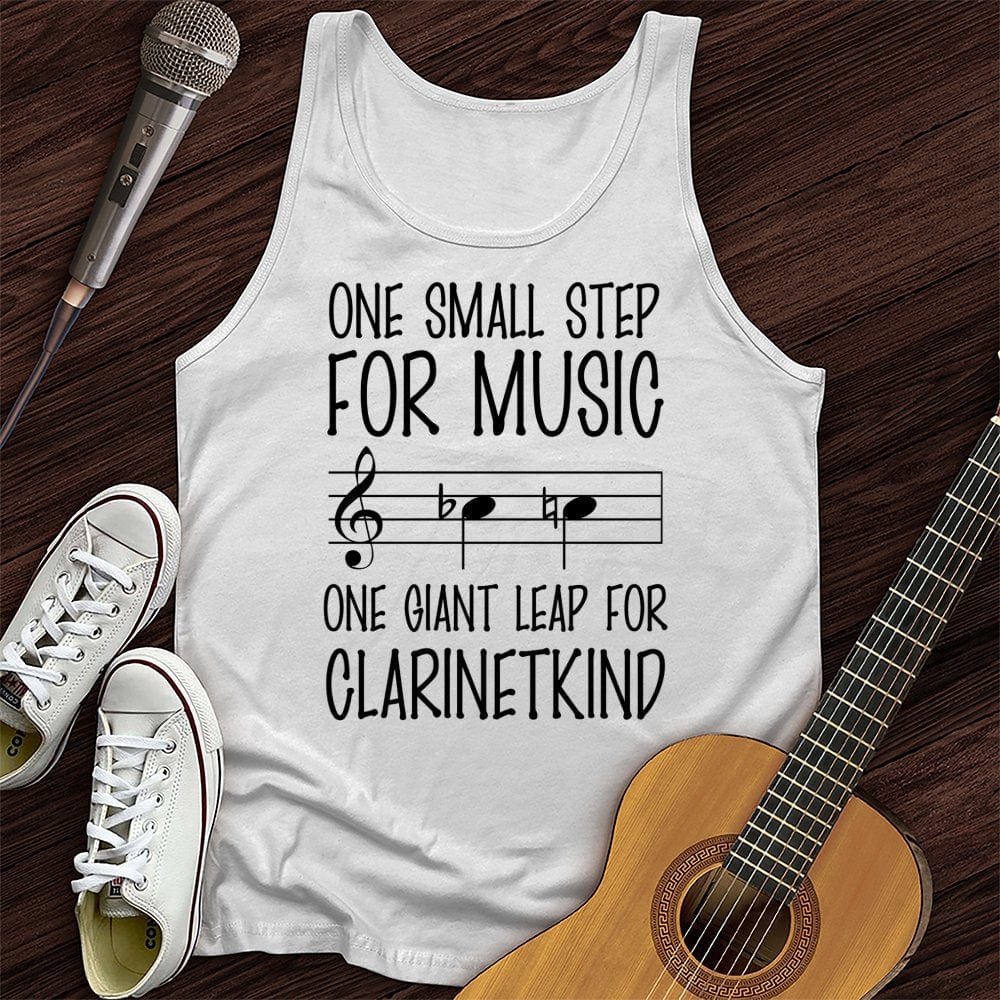 Printify Tank Top White / XS Clarinet Tank Top