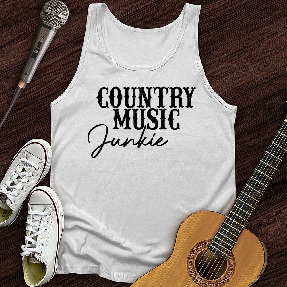 Printify Tank Top White / XS Country Junkie Unisex Tank Top