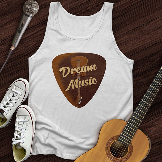 Printify Tank Top White / XS Dream of Music Tank Top