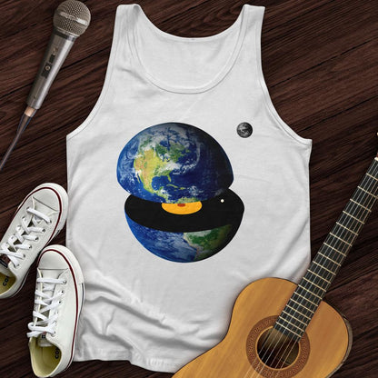 Printify Tank Top White / XS Earth Player Unisex Tank Top