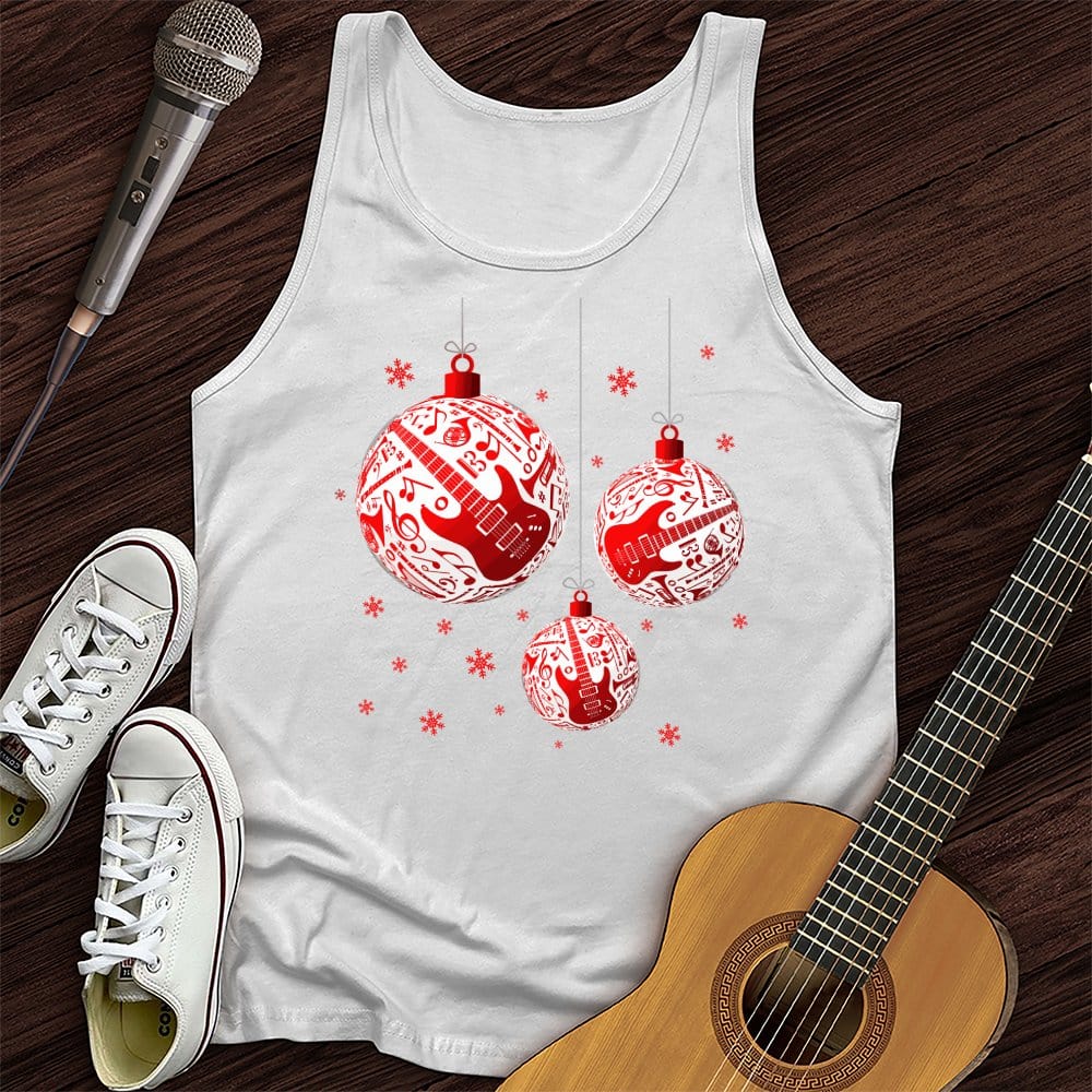 Printify Tank Top White / XS Guitar Ornaments Unisex Tank Top