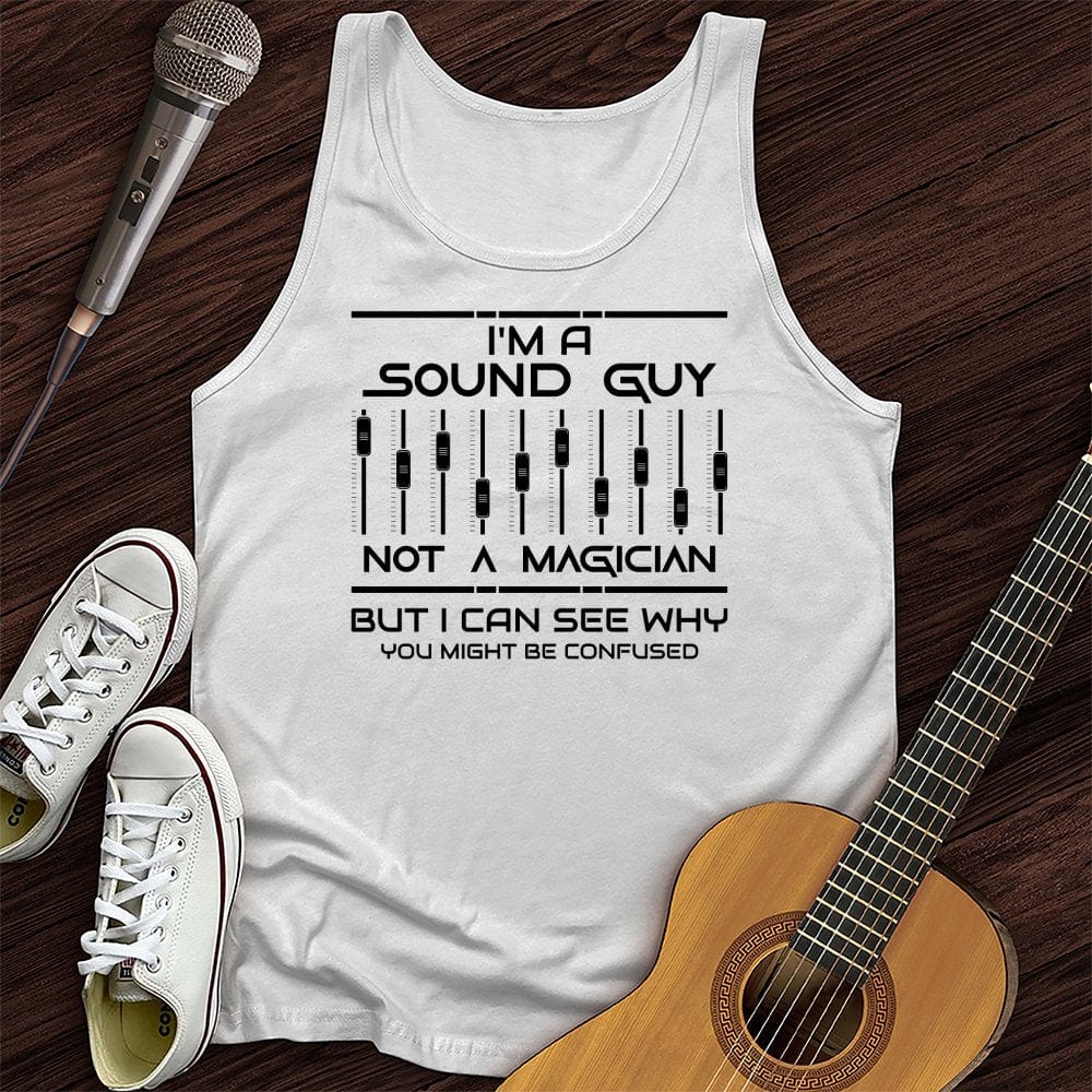 Printify Tank Top White / XS I'm A Sound Guy Unisex Tank