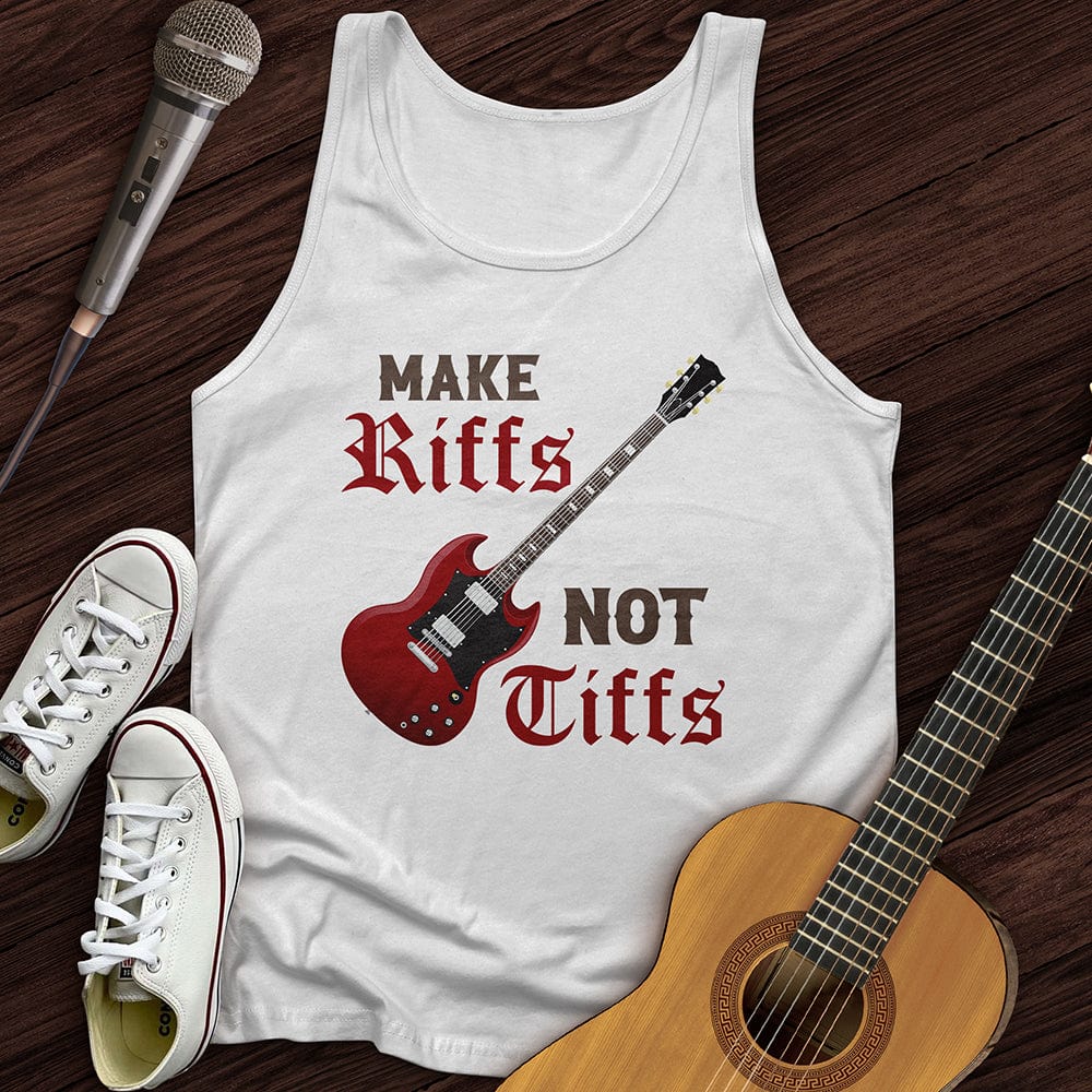 Printify Tank Top White / XS Make Riffs Unisex Tank Top