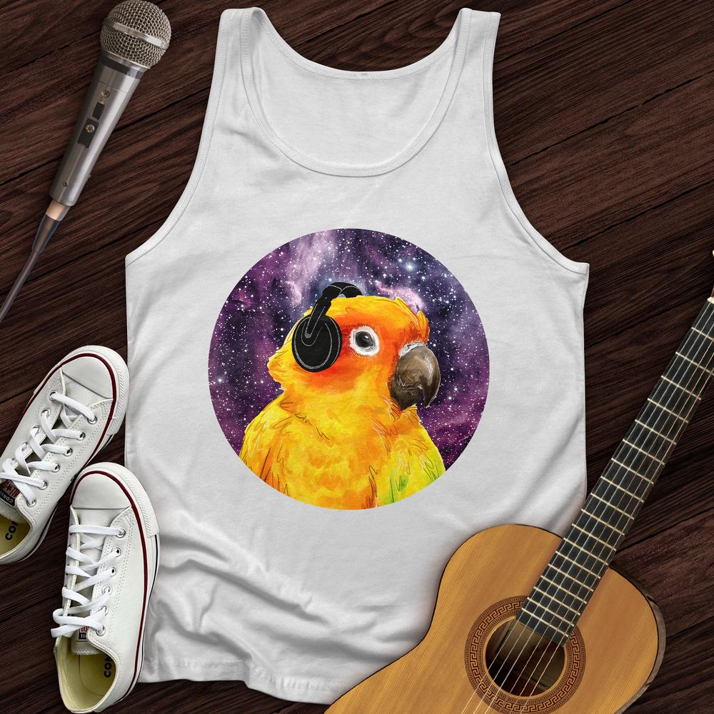 Printify Tank Top White / XS Music Bird Unisex Tank Top