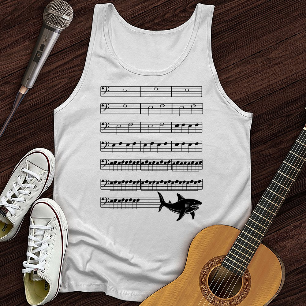 Printify Tank Top White / XS Music Shark Tank Top