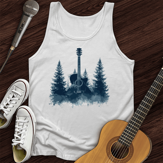 Printify Tank Top White / XS Mystical Guitar Tank Top