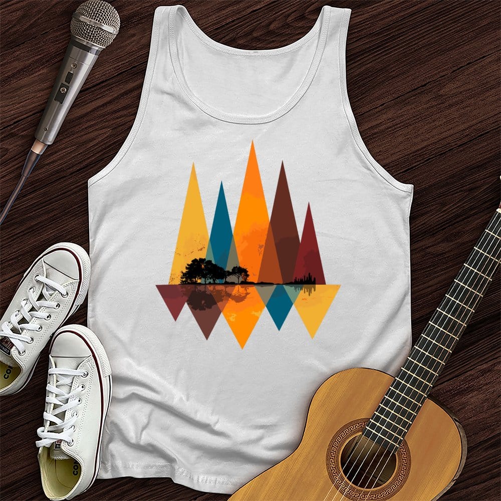 Printify Tank Top White / XS Nature Guitar Unisex Tank Top