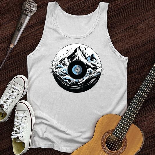 Printify Tank Top White / XS Oceanic Vinyl Unisex Tank Top