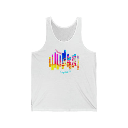 Printify Tank Top White / XS Piano Color Unisex Tank Top