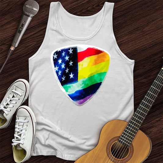 Printify Tank Top White / XS Rainbow Pick Unisex Tank Top